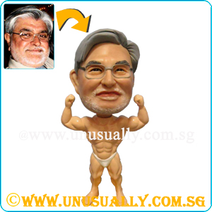 Custom 3D Body Builder Fixed Or Bobblehead Figurine